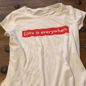 White Valentine’s Day shirt